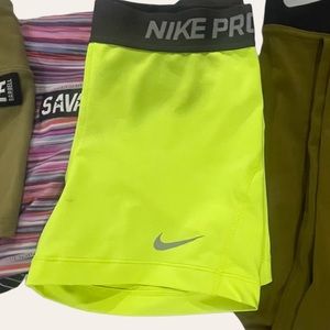 Nike 3’ inseam shorts.